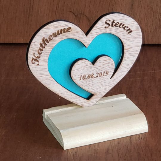 IN LOVE COLLECTION 4 Recuerdos de Boda Madera