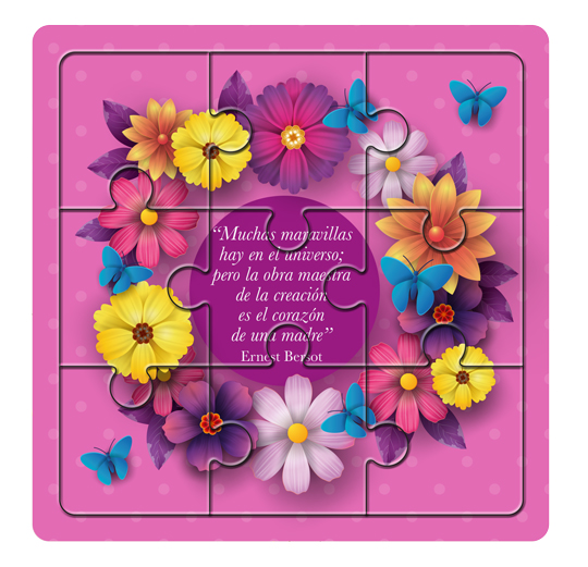 Catálogo de Diseños Tarjeta Rompecabezas 1 INVITACION CATÁLOGO PUZZLE 01