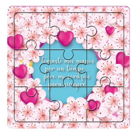 Catálogo de Diseños Tarjeta Rompecabezas 3 INVITACION CATÁLOGO PUZZLE 02